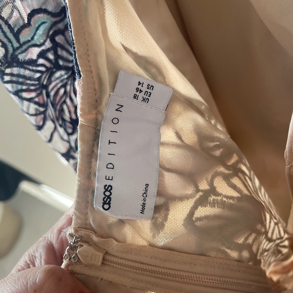 NWOT ASOS EDITION Embroidered Floral Gown - Picture 11 of 12